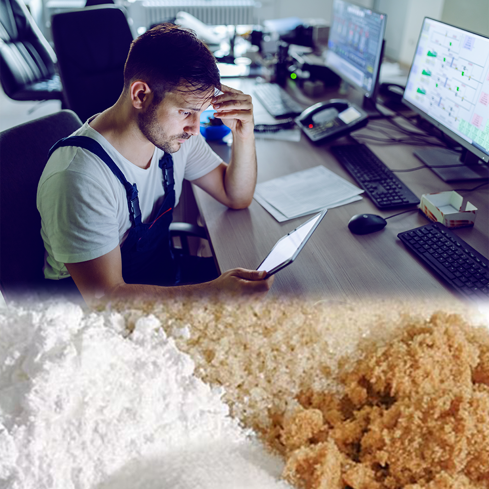 Forecasting bulk materials.