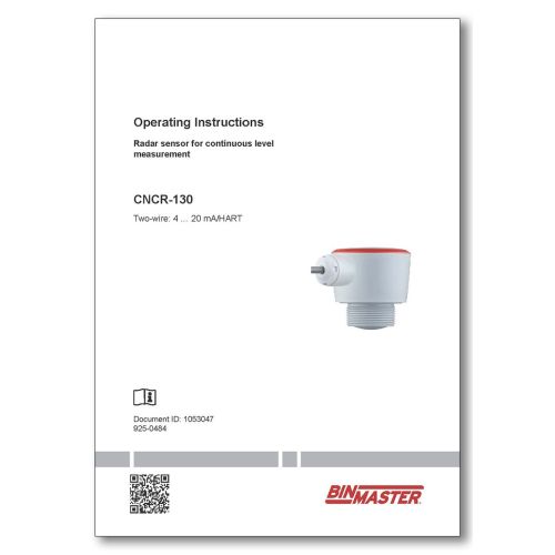CNCR-130 2-wire 4-20mA HART Manual