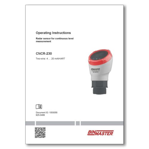 CNCR-230 Two-Wire 4-20 mA HART Manual