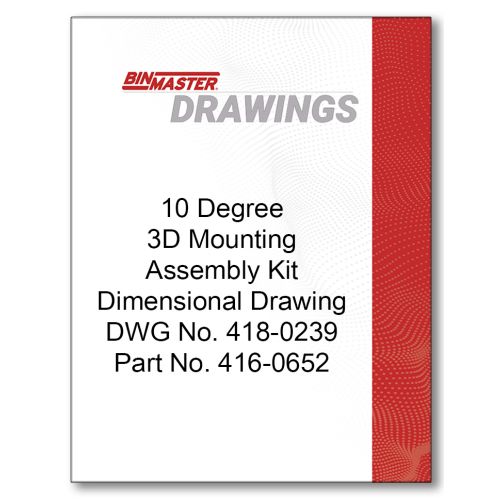 10 Degree 3D Mounting Assembly Kit-Includes Plate