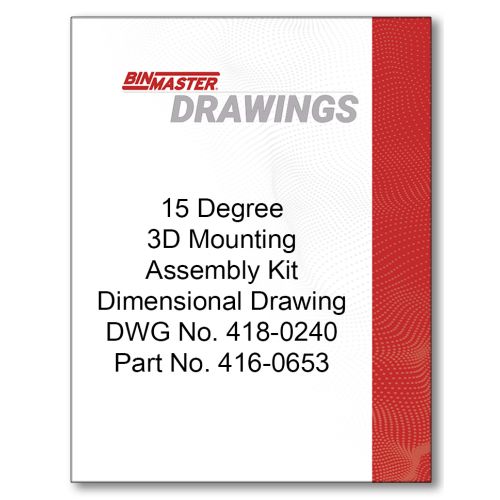 15 Degree 3D Mounting Assembly Kit-Includes Plate