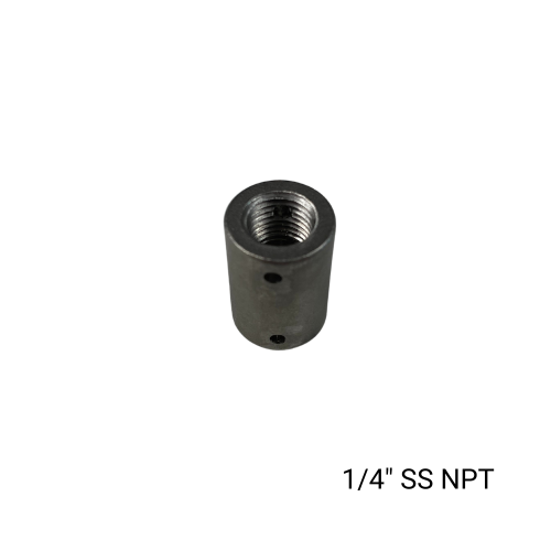 binmaster .25 inch SS NPT female coupler