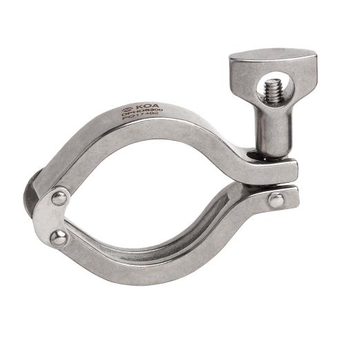 binmaster Tri-clover style, quick disconnect clamp for 2 inch sanitary fitting