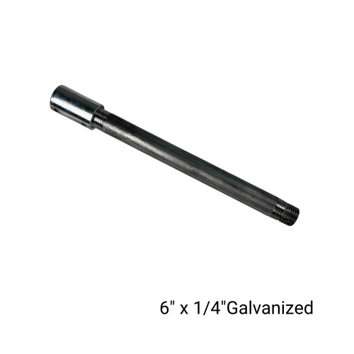 binmaster 6 inch x 1/4 inch diameter Galvanized shaft extension