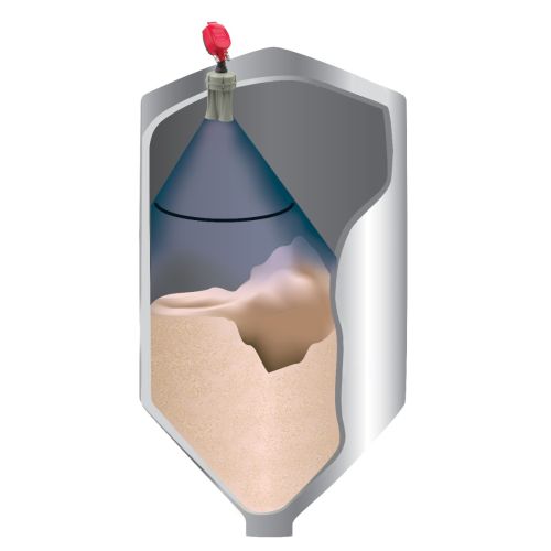 binmaster 3DLevelScanner-MV standard silo diagram
