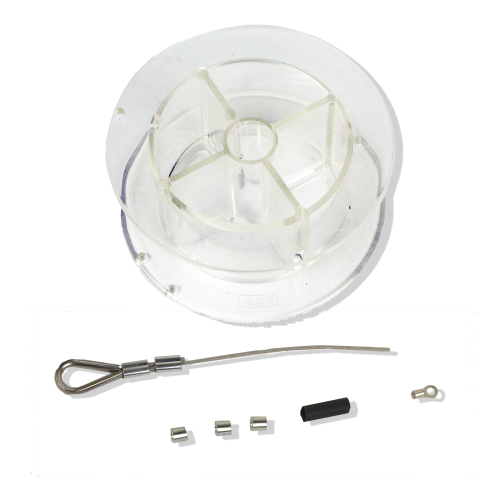 Nylon Coated Cable Replacement Kit with Pulley Hub