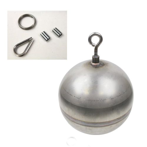 binmaster 6 inch stainless steel sphere float bob