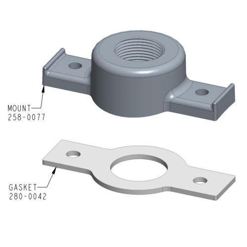Flow Detect 2000 - Optional saddle style mount kit
