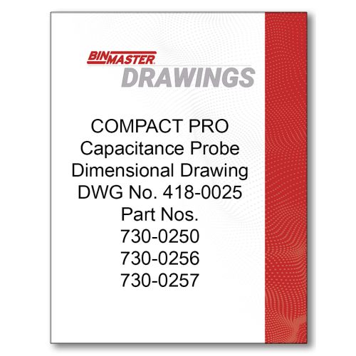 COMPACT PRO Capacitance Probe Dimensional Drawing