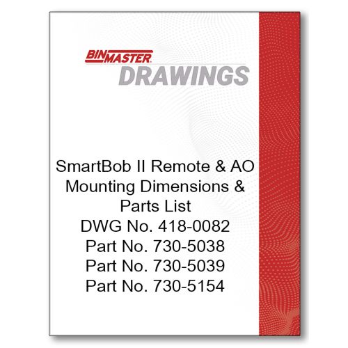 SmartBob II Remote & AO Mounting Dimensions