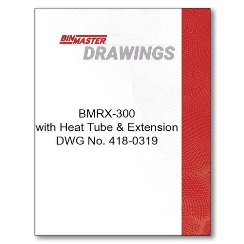 BMRX-300 with Heat Tube and Bearing End Extension Drawing