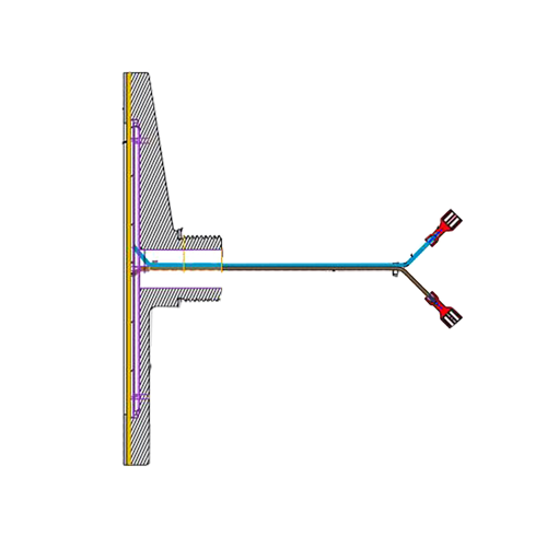 binmaster P81 High temperature flush mount probe assembly