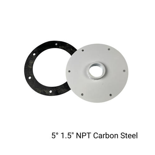 binmaster GRMP-11 5 degree half coupling 1.5 inch NPT CS mounting plate