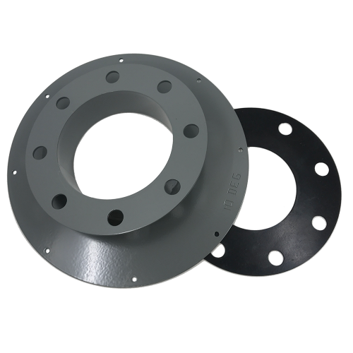 binmaster 10 degree mounting plate with 4 inch ANSI flange