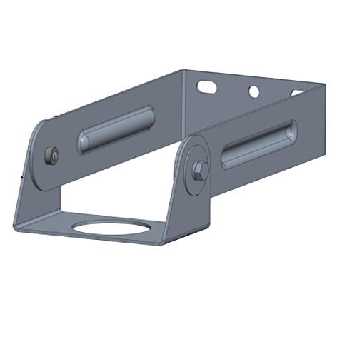 binmaster 1.5 inch opening, 8.0 inch SS wall mount bracket
