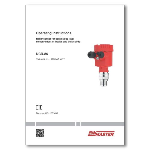 4-20 HART EN NCR-86 Manual