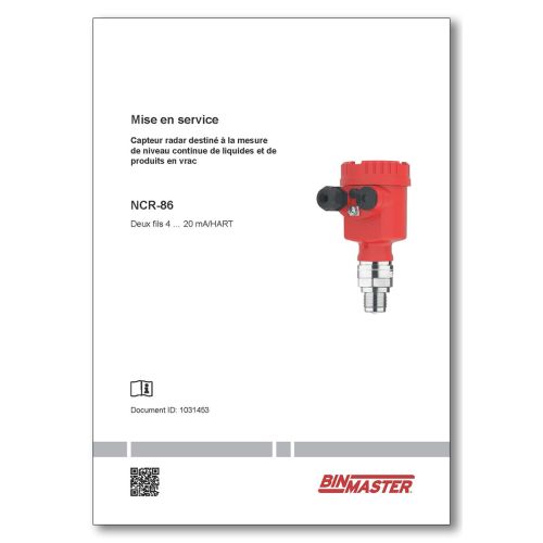 4-20 HART 2-Wire FR NCR-86 Manual