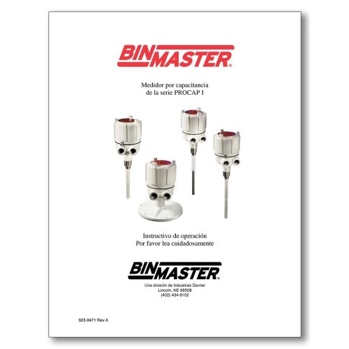 Manual no listado de PROCAP Serie 1 en español