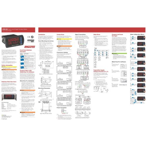Quick Setup Guide DPM-500 Rev 0