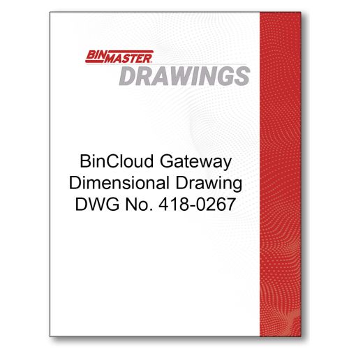 BinCloud Gateway Dimensional Drawing