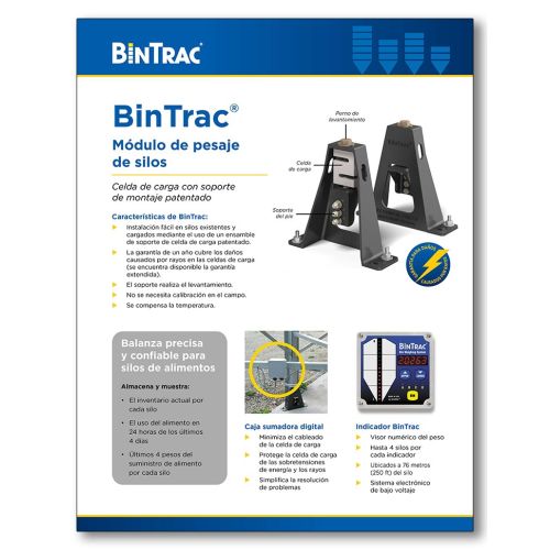 BinTrac Bin Weighing Module Espanol