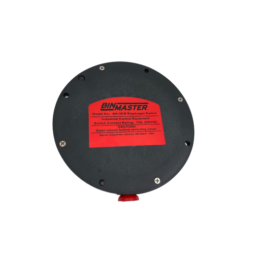 BM-25-R BinMaster internal mount diaphragm switch front