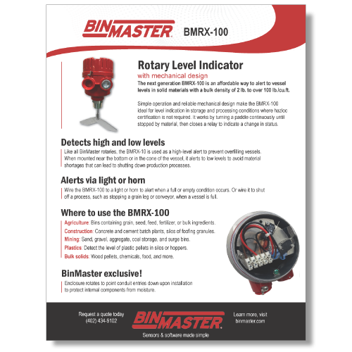BMRX-100 Brochure