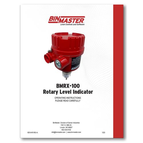 BMRX-100 Unlisted Manual