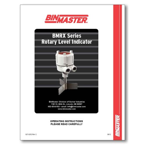 BMRX-100 Rotary Level Indicator Manual