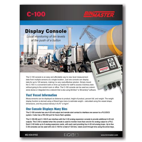 C-100 Display Brochure
