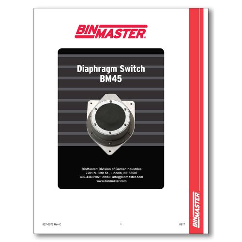 Diaphragm Switch BM-45 Manual