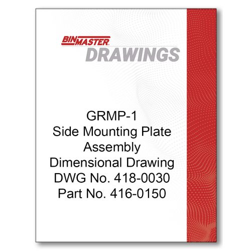 GRMP-1 Side Mounting Plate Assembly Dimensional Drawing