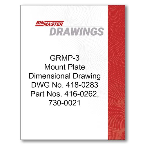 Mount Plate GRMP-3 Dimensional Drawing