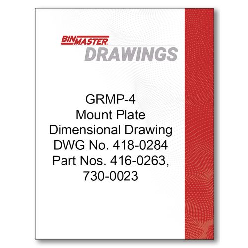 Mount Plate GRMP-4 Dimensional Drawing