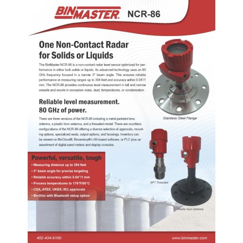 NCR-86 Full Line Brochure