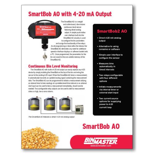 SmartBob AO with 4-20 mA Output Brochure