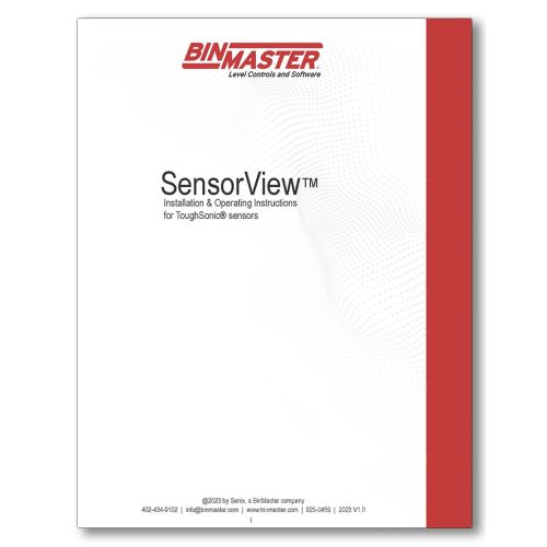 ToughSonic SensorView™ Manual Thumbnail
