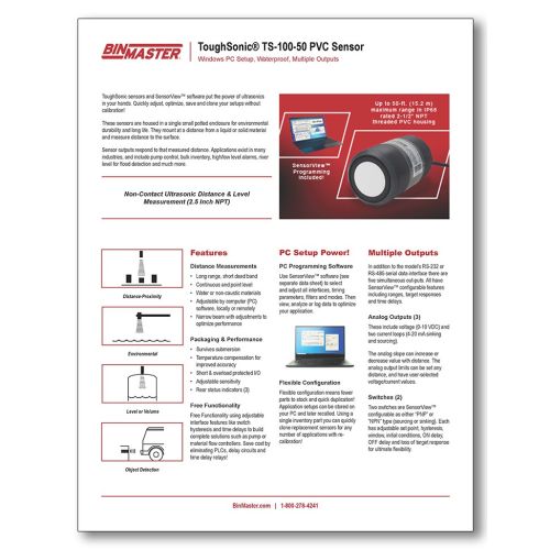TS-100.50 PVC Data Sheet