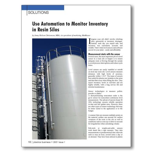 Use Automation in Resin Silos Brochure