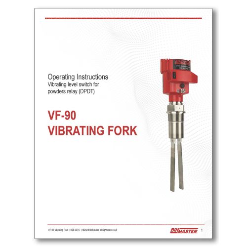 VF-90 Vibrating Fork Manual