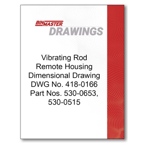 Vibrating Rod Remote Housing Dimensional Drawing